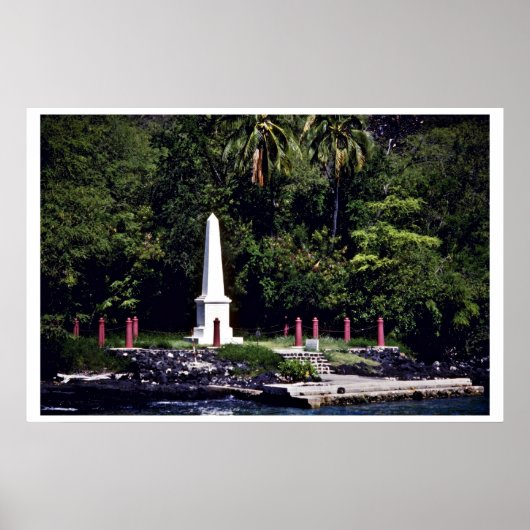 Captain Cook's Monument - Hawaii Poster (Vorne)