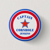 Captain Cornhole Button (Vorderseite)