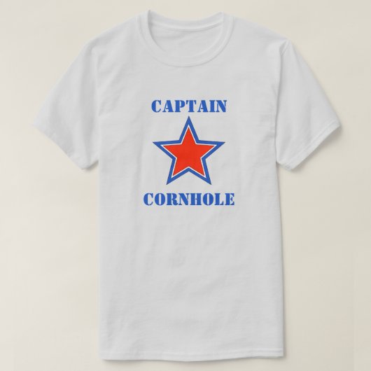 Captain Cornhole T-Shirt (Design vorne)