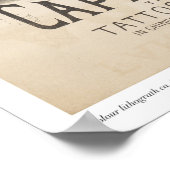 Captain Costentenus: Tattooot von Kopf bis Fuß Poster (Ecke)