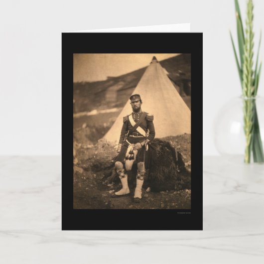 Captain Cuninghame Highlander 1855 Karte (Vorderseite)