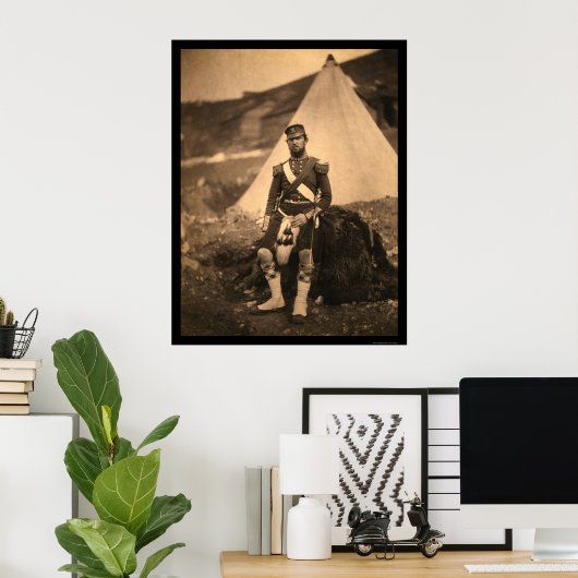 Captain Cuninghame Highlander 1855 Poster (Heimbüro)