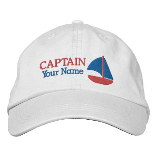 Captain - customizable bestickte baseballkappe
