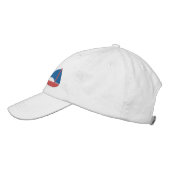 Captain - customizable bestickte baseballkappe (Links)