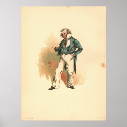 Captain Cuttle von Dombey und Son Poster (Vorne)