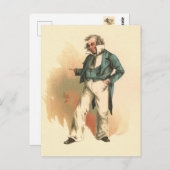 Captain Cuttle von Dombey und Son Postkarte (Vorne/Hinten)
