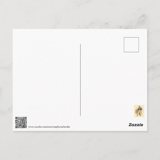 Captain Cuttle von Dombey und Son Postkarte (Rückseite)