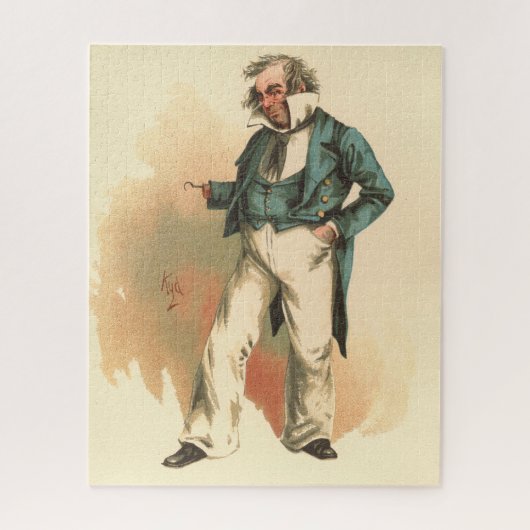 Captain Cuttle von Dombey und Son Puzzle (Vertikal)