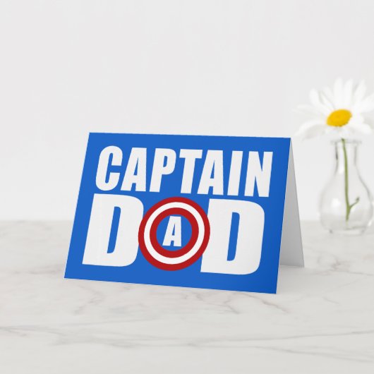 Captain Dad – Der ultimative Held Karte (Kleine Pflanze)