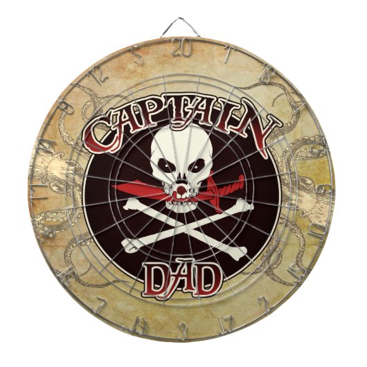 Captain Dad - Umarmt von der Tiefe Dartscheibe (vorne)