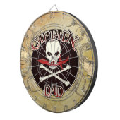 Captain Dad - Umarmt von der Tiefe Dartscheibe (Vorderseite rechts)