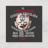 CAPTAIN DAN CHICKEN ENCHILADA JESUS ALBUQUERQUE NM BEGLEITKARTE (Vorderseite)