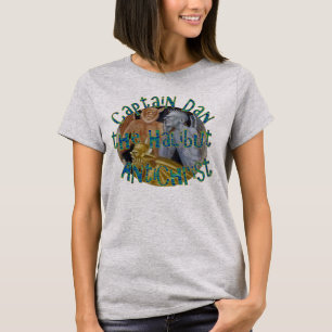 Captain Dan der Halibut-Dämon von Whittier Alaska T-Shirt