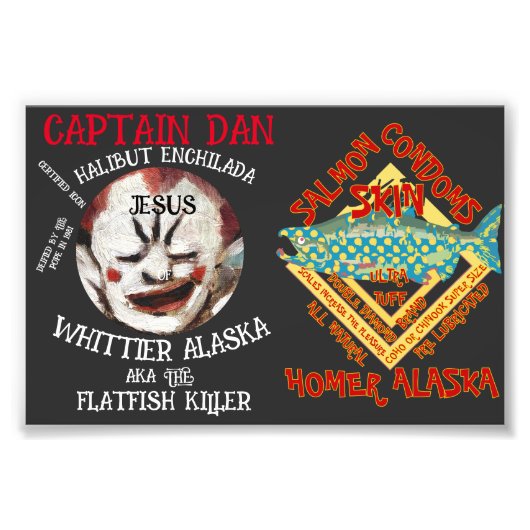 CAPTAIN DAN ENCHILADA JESUS WHITTIER ALASKA FOTODRUCK (Vorne)