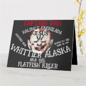 CAPTAIN DAN ENCHILADA JESUS WHITTIER ALASKA KARTE (Gelbe Blume)