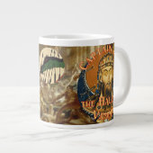 Captain Dan Halibut God of Whittier Alaska Jumbo-Tasse (Vorderseite Rechts)