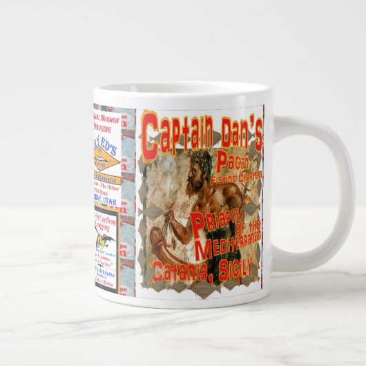 Captain Dan Priapus Jumbo-Tasse (Rechts)