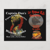 CAPTAIN DAN SHRIMP TACO MESSIAH KEY WEST FLORIDA EINLADUNGSPOSTKARTE (Rückseite)