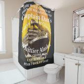 CAPTAIN DAN THE WOLF LARSEN OF ALASKA AK DUSCHVORHANG (Beispiel)