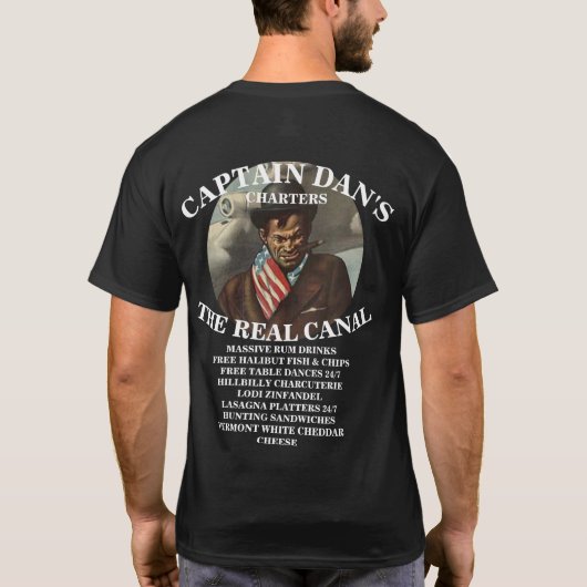 CAPTAIN DAN THE WOLF LARSEN OF THE C & O CANAL T-Shirt (Rückseite)