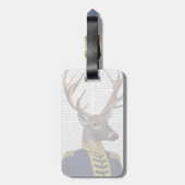 Captain Deer Gepäckanhänger (Rückseite vertikal)