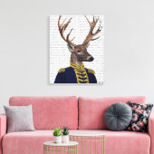 Captain Deer Leinwanddruck (Insitu (Wohnzimmer))