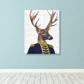 Captain Deer Leinwanddruck (Insitu (Holzboden))
