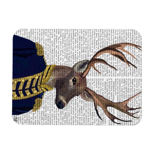 Captain Deer Magnet (Horizontal)