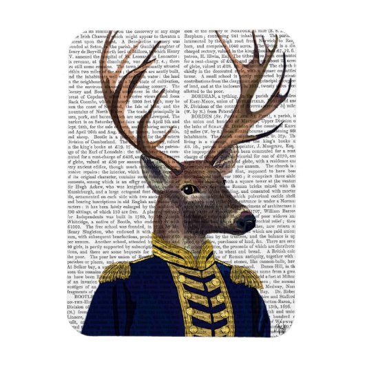 Captain Deer Magnet (Vertikal)