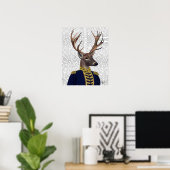 Captain Deer Poster (Heimbüro)