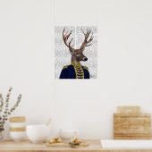 Captain Deer Poster (Küche)
