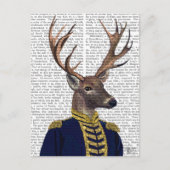 Captain Deer Postkarte (Vorderseite)