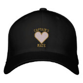 CAPTAIN-Design Bestickte Baseballkappe (Vorderseite)