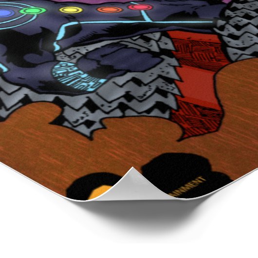 Captain Dharma Poster (Ecke)