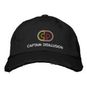 Captain Disillusion bestickte Cap Baseballkappe (Vorderseite)