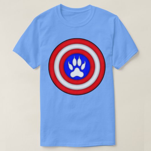 Captain Doggers Shield T-Shirt (Design vorne)