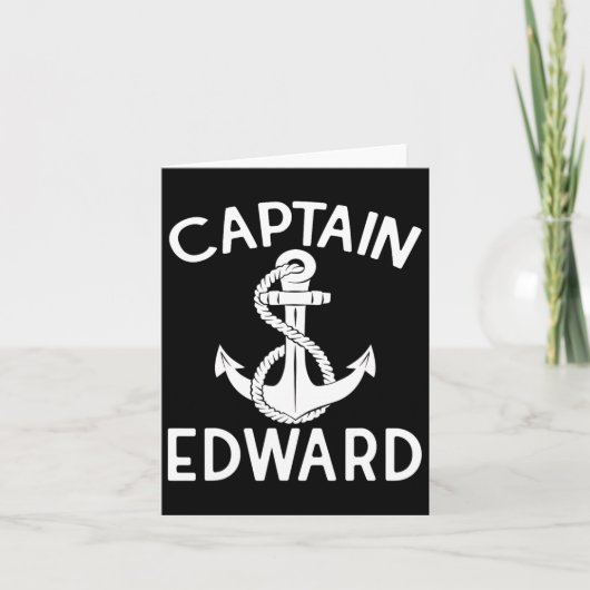 Captain Edward Anchor Bootsschiff Karte (Vorderseite)