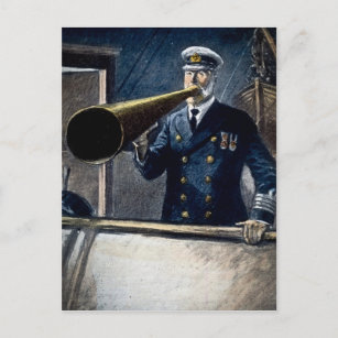 Captain Edward Smith RMS Titanic Vintag Postkarte