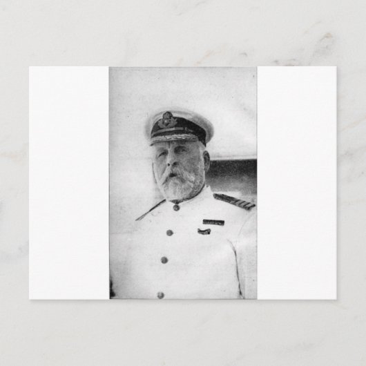 Captain EJ Smith der Titanic Postkarte (Vorderseite)