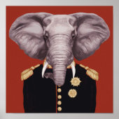 Captain Elephant Poster (Vorne)