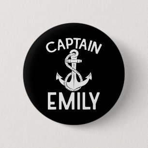 Captain Emily Segelschiff Yacht Button