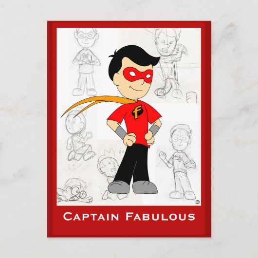 Captain Fabulous: Postkarte (Vorderseite)