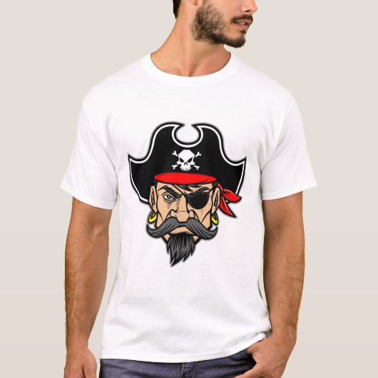 Captain Fearless Pirate T-Shirt (Vorderseite)
