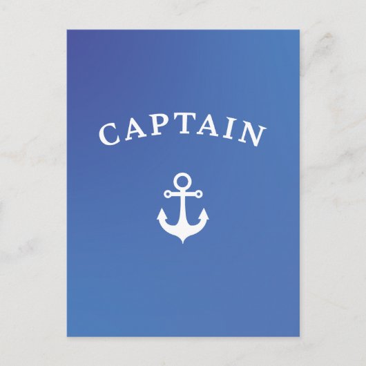 Captain Feiertagspostkarte (Vorderseite)