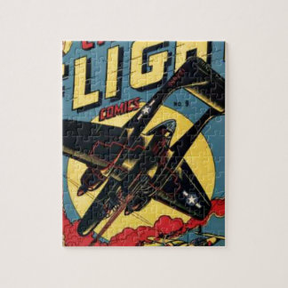 Captain Flight Vintage Golden Age Comic Buch Puzzle
