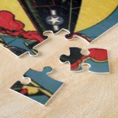 Captain Flight Vintages Goldenes Comic Puzzle (Seite)