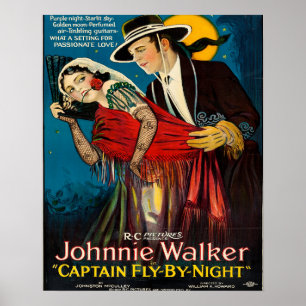 Captain Fly ~ Nachts ~ 1922 Poster