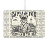 Captain Fox Guardian of Seas Nautical Design Autolufterfrischer (Vorderseite)