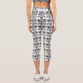 Captain Fox Guardian of Seas Nautical Design Capri Leggings (Rückseite)