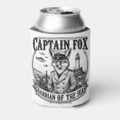 Captain Fox Guardian of Seas Nautical Design Dosenkühler (Kanne Rückseite)
